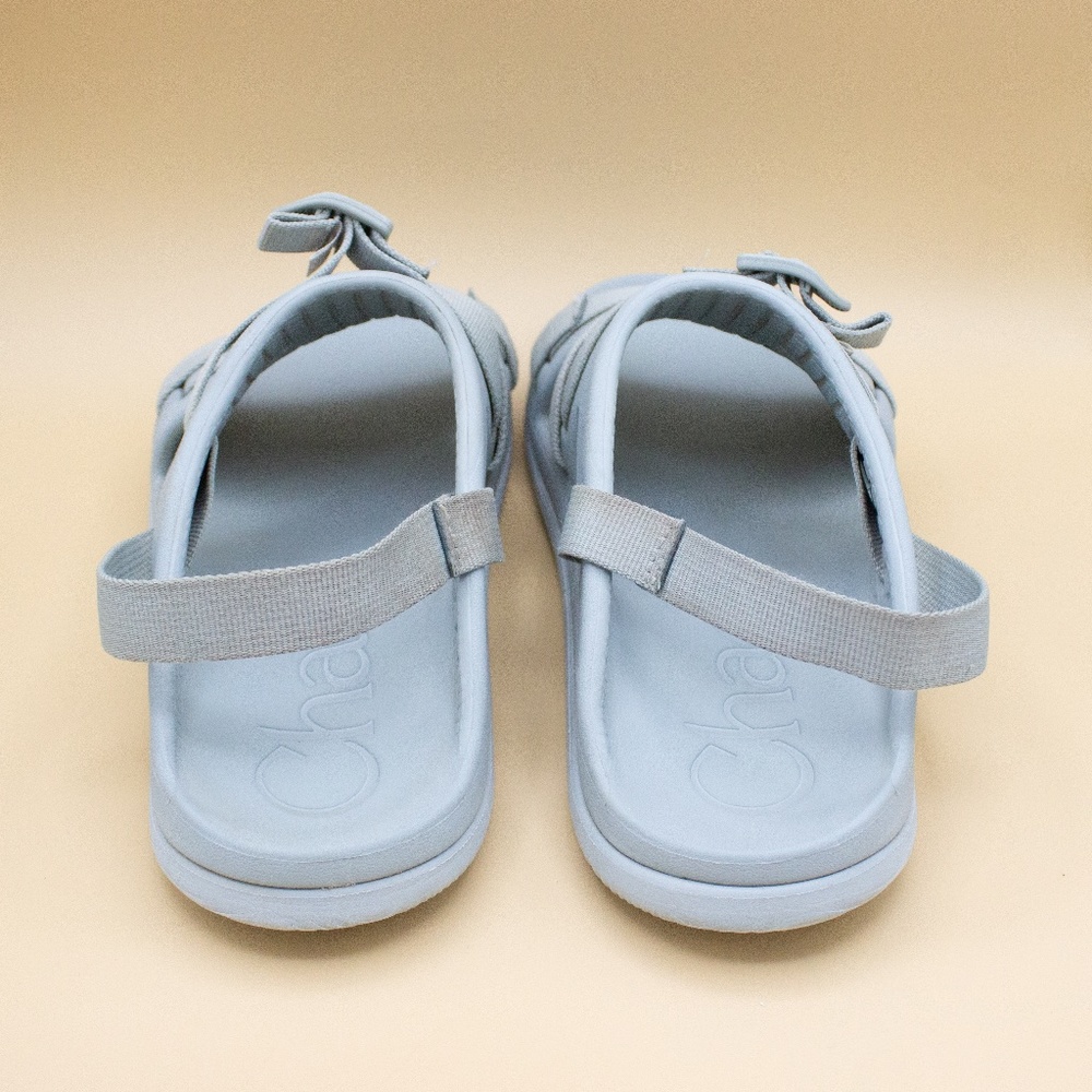 Chaco Chillos Sport Aqua Grey Sandals Women's Size 11 - Picture 4 of 8